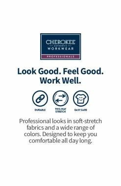 Cherokee Workwear Clearance Men's Zip Fly Drawstring Scrub Pant -Scrubs for Women shop 7 ck ww190 clearance 650