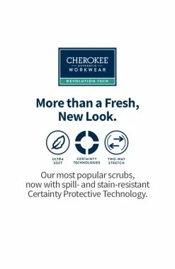 Cherokee Workwear Women's V-Neck Solid Scrub Top 11 Cherokee Workwear Women's V-Neck Solid Scrub Top -Scrubs for Women shop 7 ck ww770ab 650